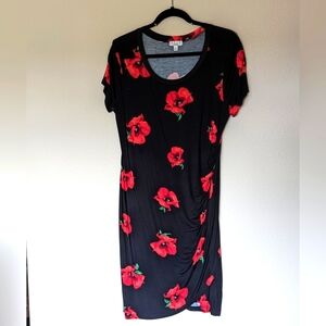 NWOT AVLN Black and Red Dress Size L